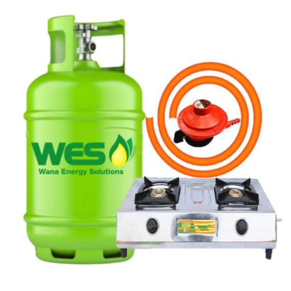 Wana Energy 13kg Gas and Double Gas Cooker Set